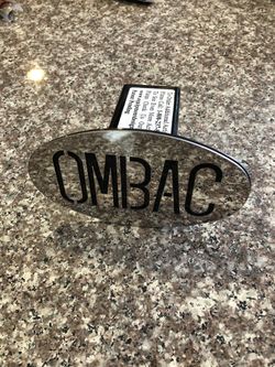 San Diego OMBAC metal trailer hitch cover