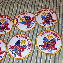 3 Rivers Council Expo 76 Boy Scout patches like new 