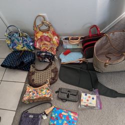 Lot Of Name Brand Bags, Purses Accessories Brand New!
