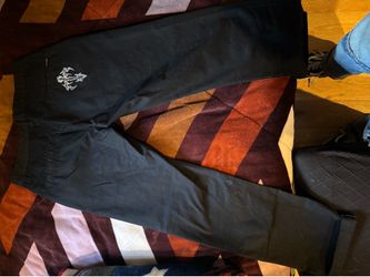 Volcom pants BLK w/ paintwork