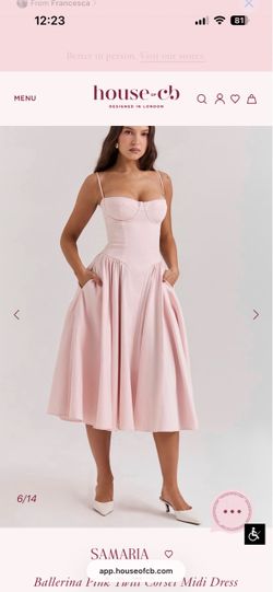 New House of CB Samaria Corset Midi Dress