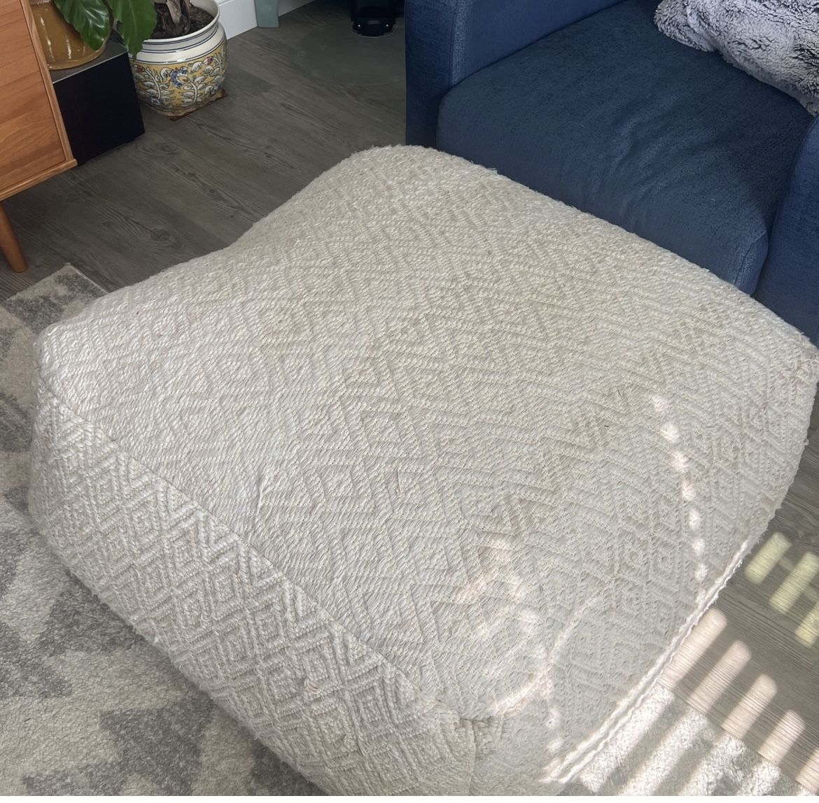 Oversized Ottoman Pouf