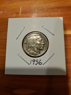 1936 F Buffalo NICKEL 