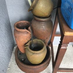 Lighted 4 tier pot