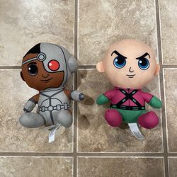 Justice League Toy Factory Plush Dolls - Cyborg & Lex Luthor