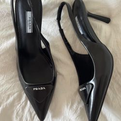 Prada Black Heels