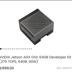 NVIDIA Jetson AGX Orin 64GB Developer Kit