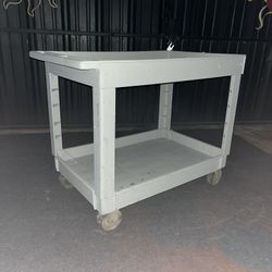 Heavy-duty Two-shelf Utility Cart