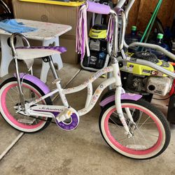 Giant Balance Bike And 16” Swchinn Girl Bikes