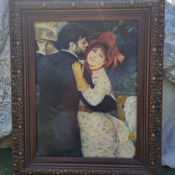 Auguste Renoir "DANSE 'A CHATOU COLLECTION" Framed Poster 26x32"