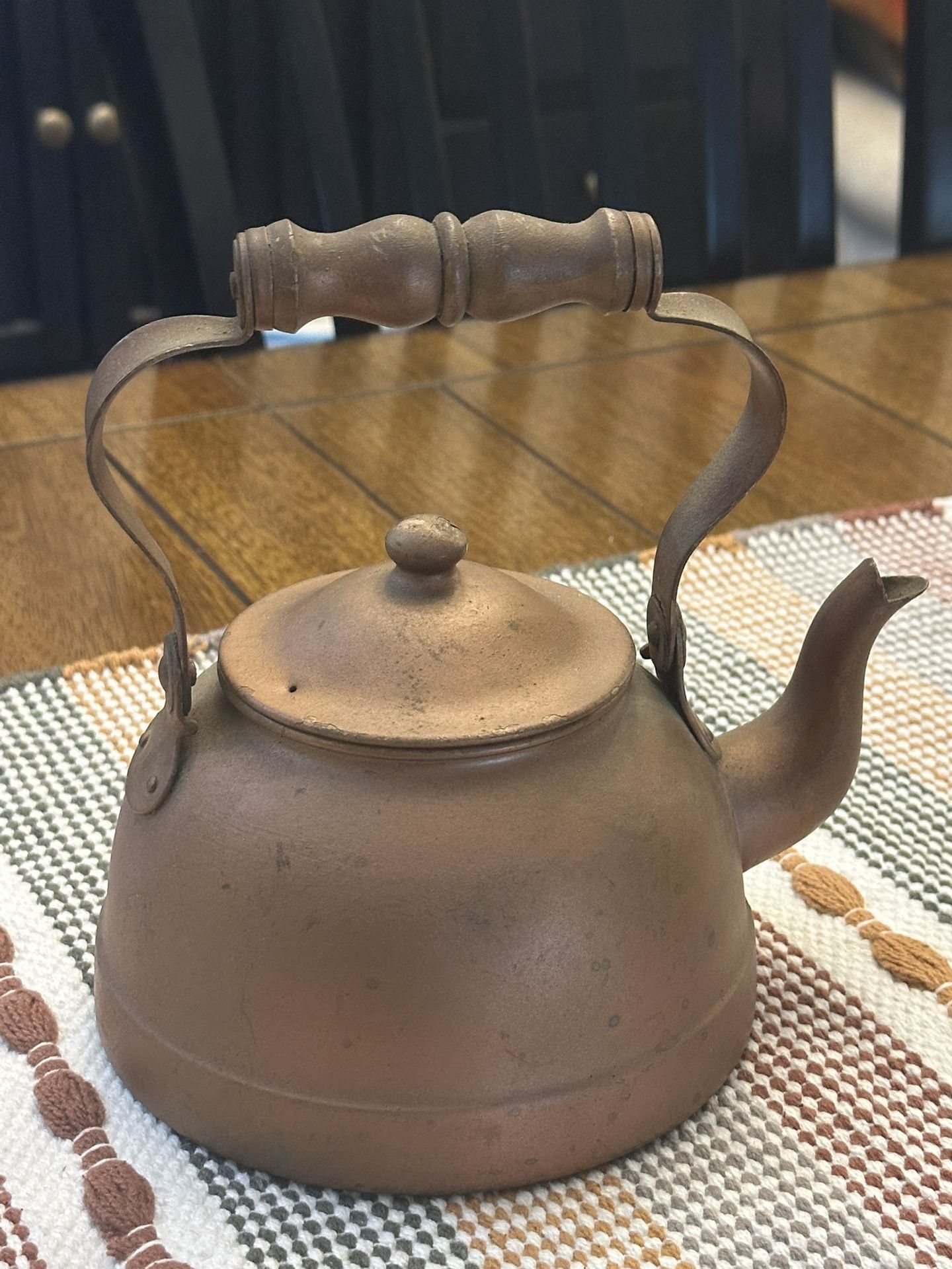 Vintage Copper Tea Kettle