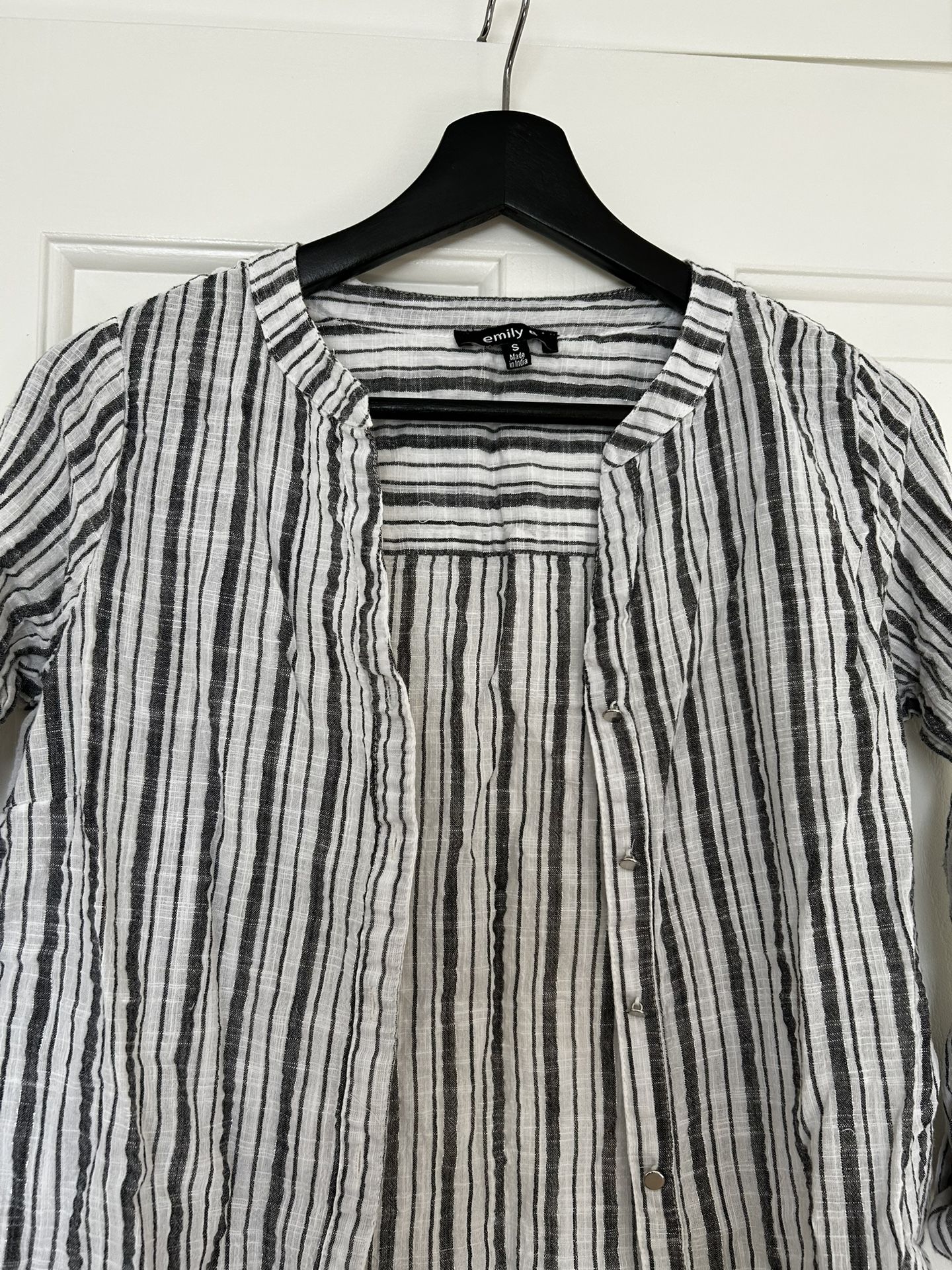 Striped Button up blouse