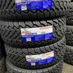 275/65/18 Atlander All Terrain Tires EACH TIRE $145/ CADA LLANTA- INSTALLED AND BALANCED
