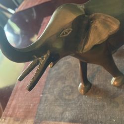 Solid Brass Elephant Animal