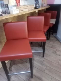 Leather chairs