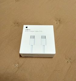 Apple USB-C 60W Charge Cable (1M) – Genuine OEM – Brand New Sealed