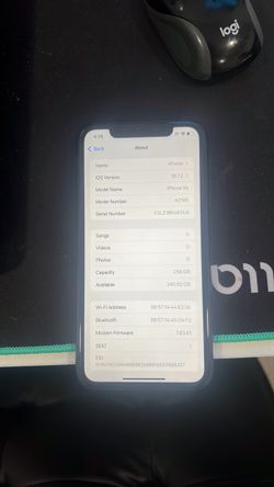 <USED=MINT> APPLE iPhone XR | 256 GB | Gray | UNLOCKED | Battery Health = 94%