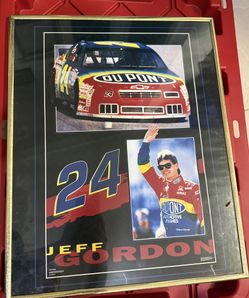 Vintage 1994 NASCAR Jeff Gordon Wall picture decor