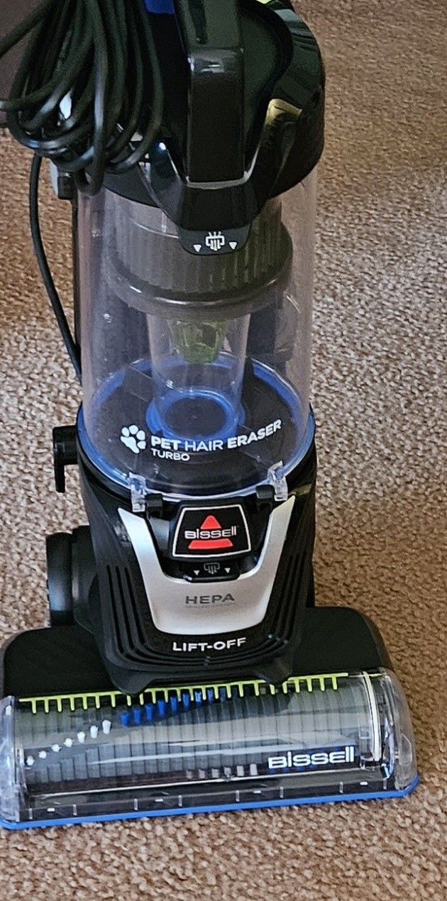 New Bissell Pet Hair Eraser Turbo Lift-Off Vacuum And EVO Genius Smart Vacuum.