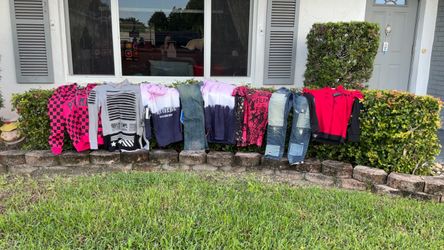 Vintage urban wear clothes, clothing, all one price eight with tags
