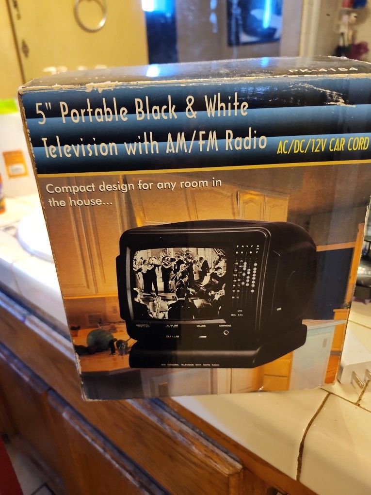 Portable 5" TV