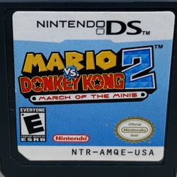 Mario vs. Donkey Kong 2: March of the Minis (Nintendo DS) Authentic Tested
