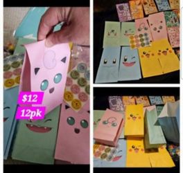 Pokemon Party Favor bags and other pokemon birthday items