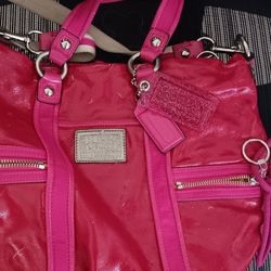 Coach Poppy Hot Pink Purse