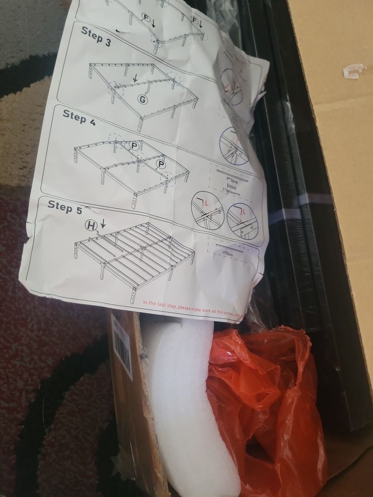 Queen Size Steel Bed Frame 14 Inches