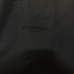 Black essentials hoodie