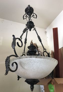 Luxury door entry chandelier