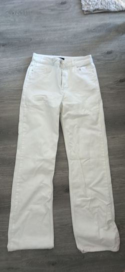 White Zara jeans never worn