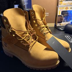 Timberland premium 6 in waterproof boot wheat nubuck