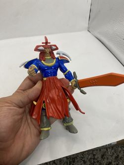 1996 Flame Swordsman 6" Kazuki Takahashi Action Figure Yu-Gi-Oh Vintage w sword