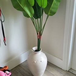 Fake Plant With Vase