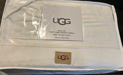 2 Pack UGG Iona Cal King 4 Piece Sheet & Pillowcase Set