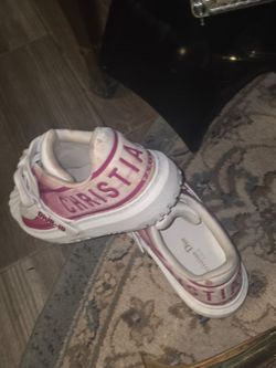 Christian Dior White Pink Sneakers mens