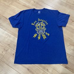 Los Angeles Rams Dia De Los Muertos Shirt Size XL