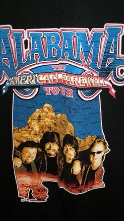 Alabama concert shirt America farewell tour