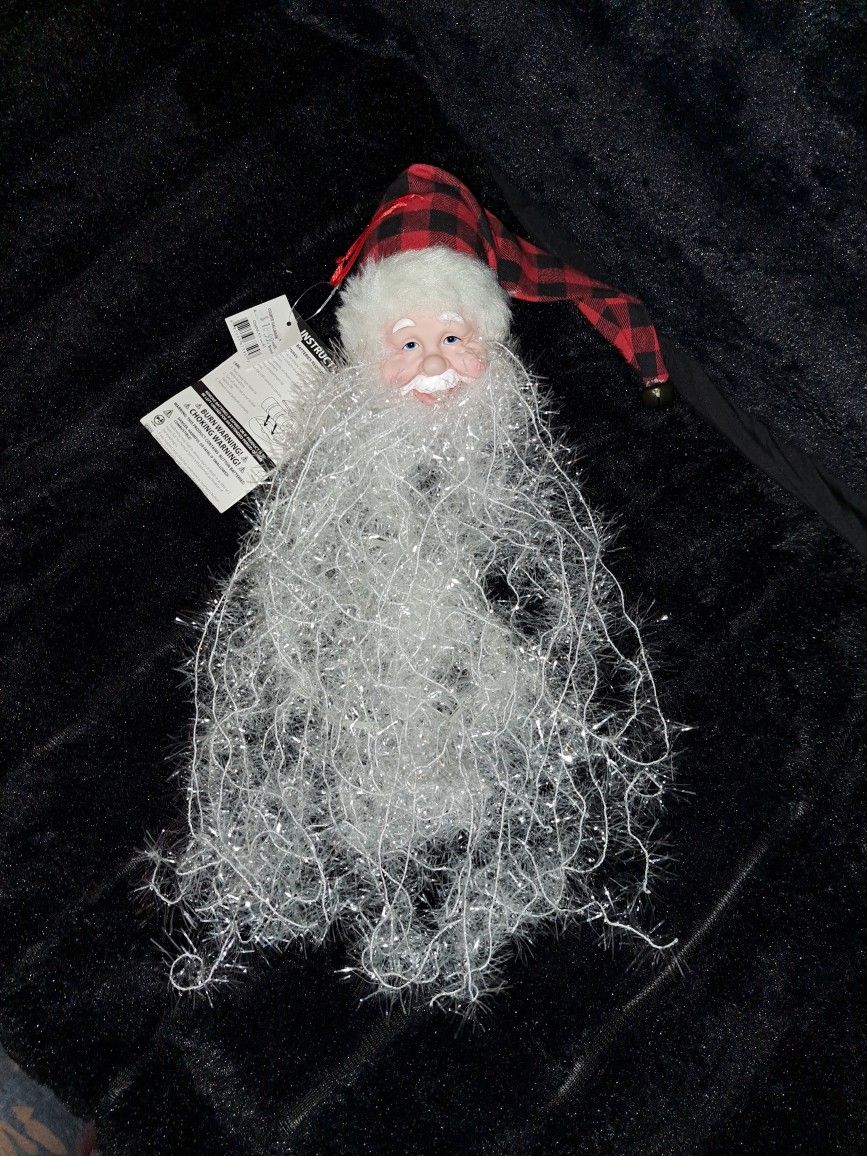 Santa With Light Up Beard
