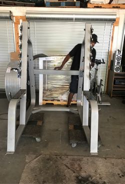 Precor squat rack