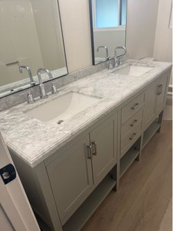 Four mirrors 2’ by 3’. (24” by 36”)