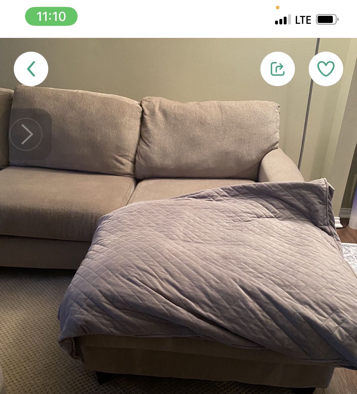 Comfy, Sectional With Tables