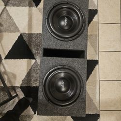10 In Skar Audio Sub And Amp