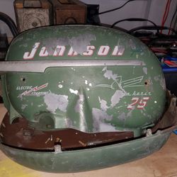 Johnson 25hp Outboard Boat Motor