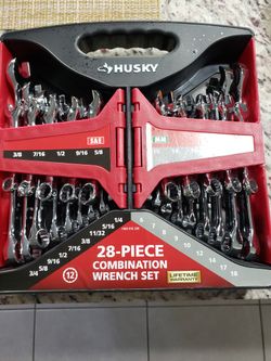 Husky 28 Piece Combination Wrench Set