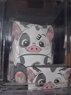 LOUNGEFLY PUA MINI BACKPACK AND WALLET NWT