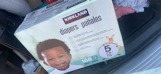 Kirkland Signature Diapers Size 5 168 count