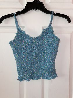 Juniors' Smocked Cami/Top Size Medium