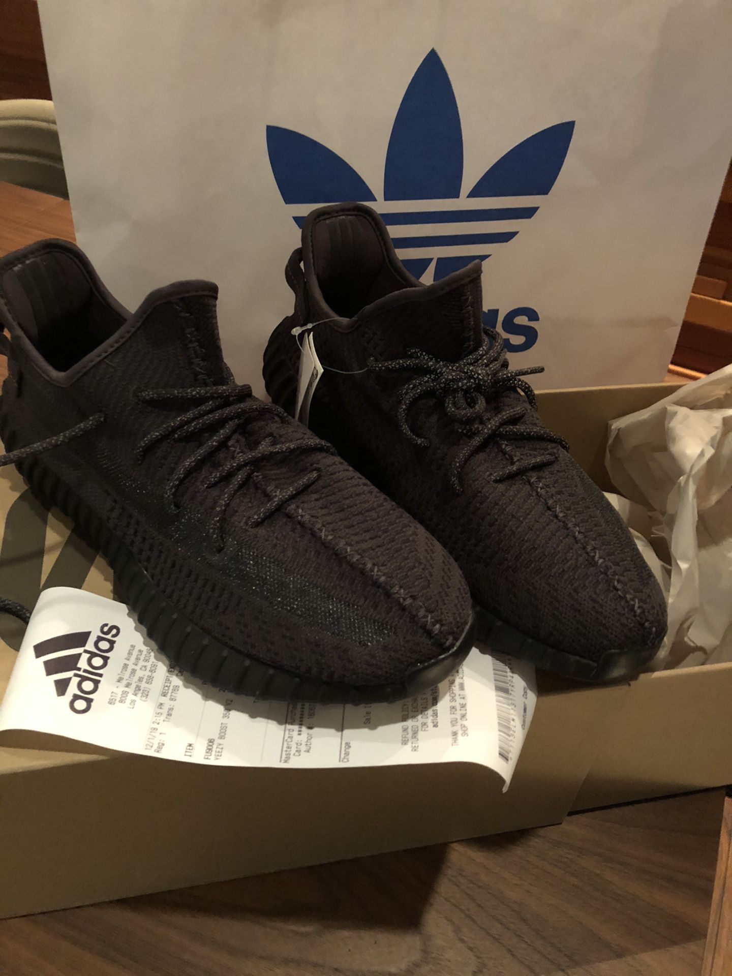 Yeezy Boost 350 Non-Reflective size 11 with receipt from Adidas